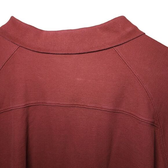 Columbia Red Men's Collared Polo Tee Shirt 5XB - Picture 8 of 9